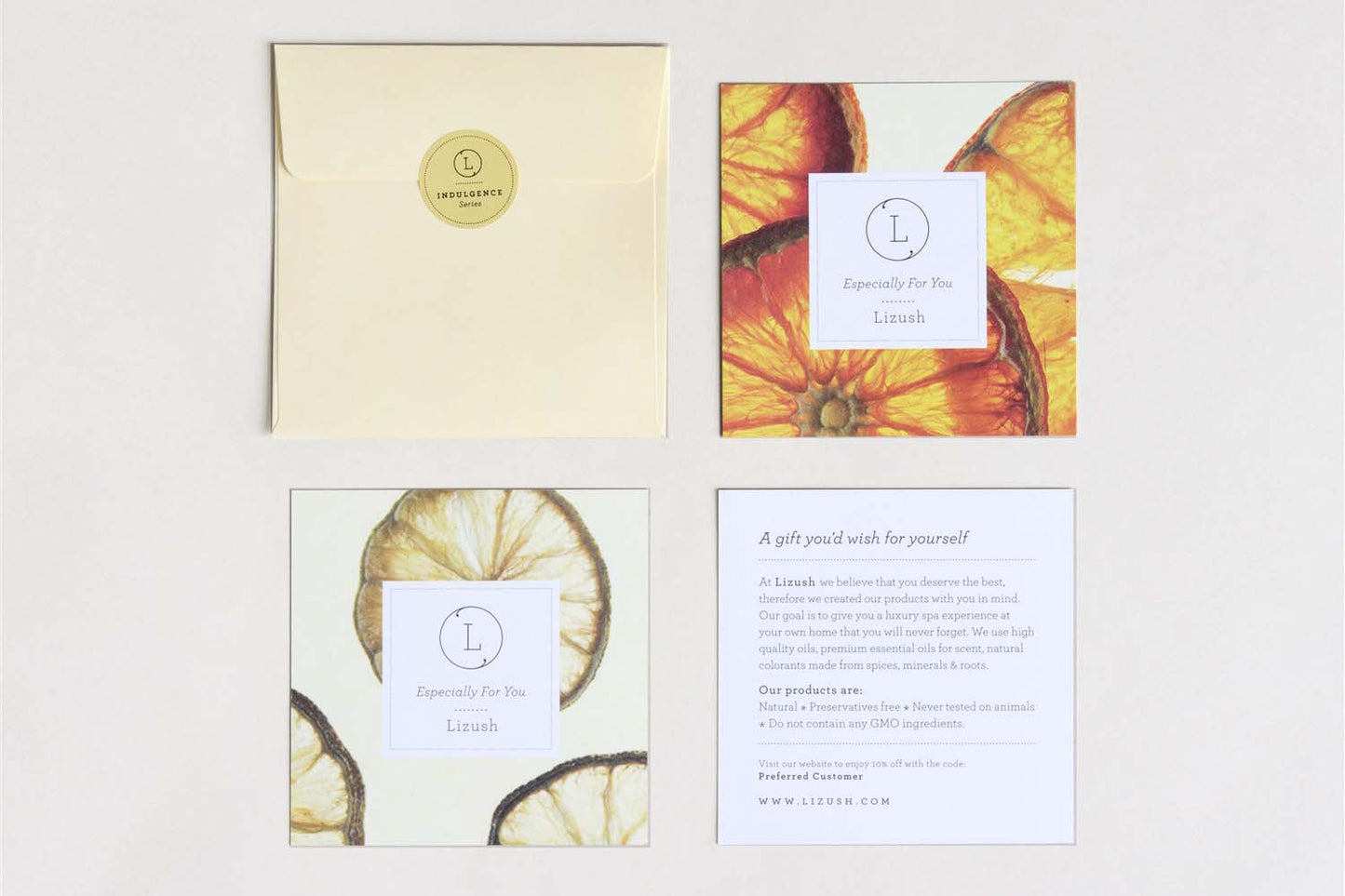 Citrus Care Package, Handmade Natural Bath and Body Gift Box