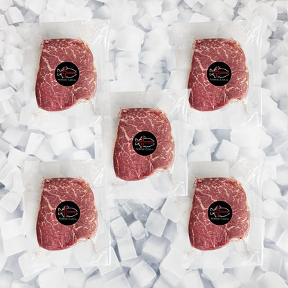 Natural Black Angus Prime Filet Mignon Steak, Grass Fed (Bulk Case)