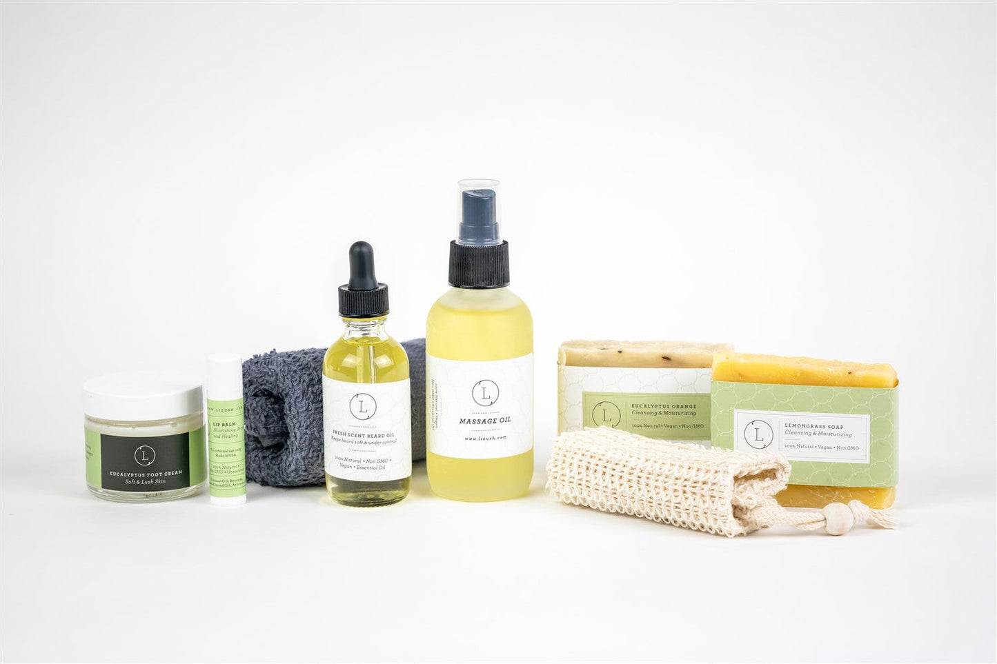 Father's Day Gift Box -Fresh earthy Natural skincare set, Eucalyptus Men Grooming kit