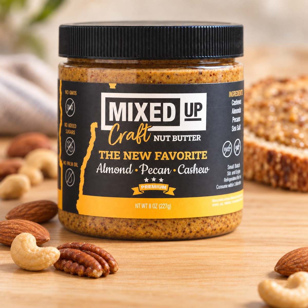 The New Favorite - Almond, Pecan, and Cashew Nut Butter - 8 oz, image 2 of 5