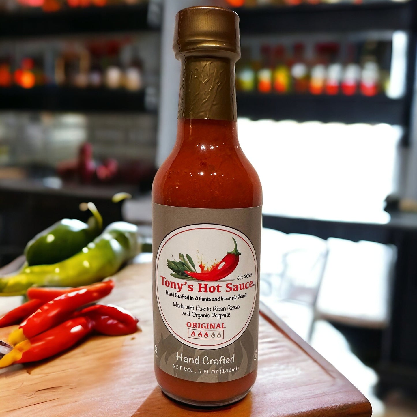 Tony's Handcrafted Hot Sauce-Original Flavor- 3 Pack