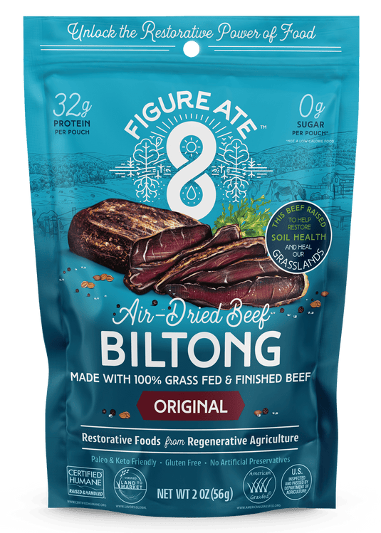 Original Grass Fed & Finished Beef Biltong by Figure Ate Foods