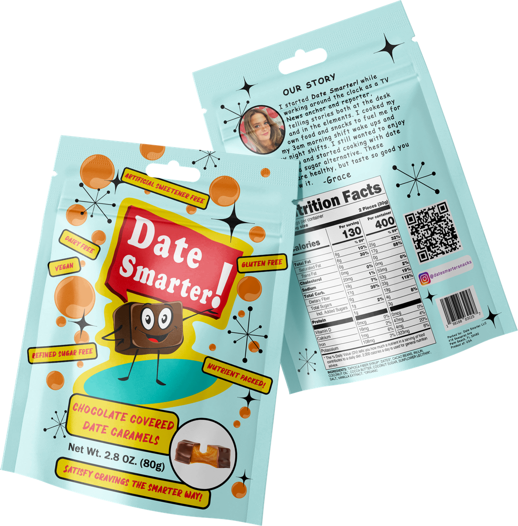 Chocolate Covered Date Caramels - 6pk