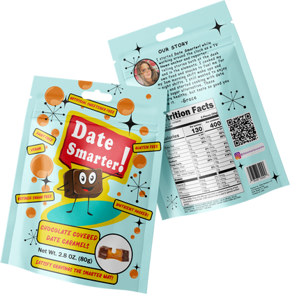 Chocolate Covered Date Caramels - 6pk