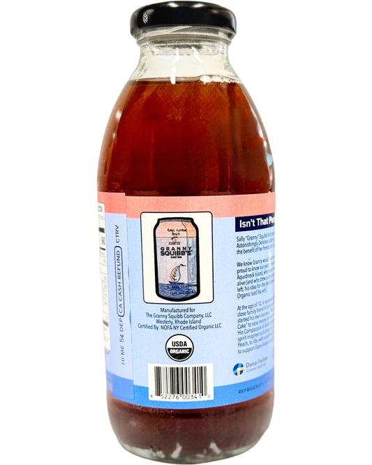 Porter's Peach Sweetened Organic Iced Tea 12 Pack Bottles (16 oz.)