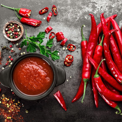 Pepper Seeds - Hot - Long Red Thin Cayenne Pepper