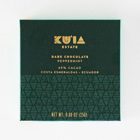 Peppermint Dark Chocolate Bar, Confection from Maui Kuʻia Estate Chocolate