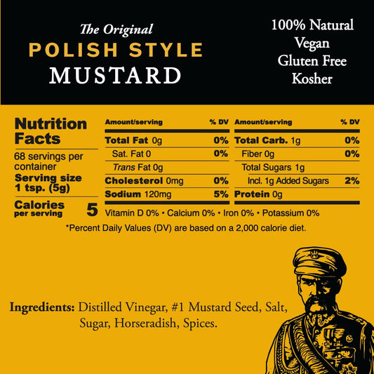 Polish Style Mustard With Horseradish
