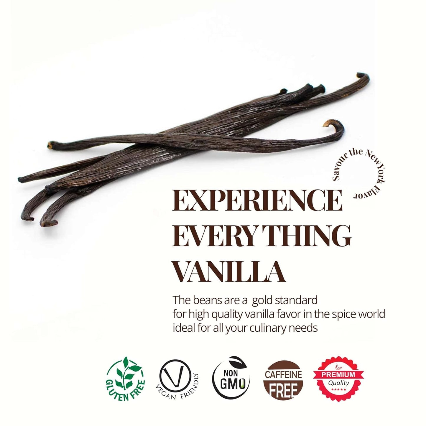 Premium Grade A Vanilla Beans Whole Bulk Pods