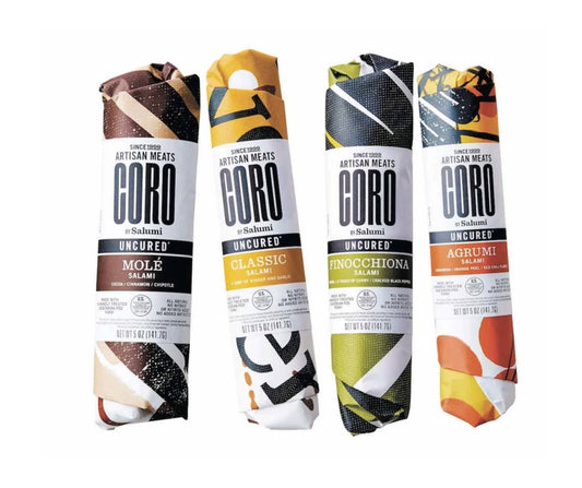 Coro Uncured Salami Sample Pack (Piccolo) Salami - 4 Salami Pack