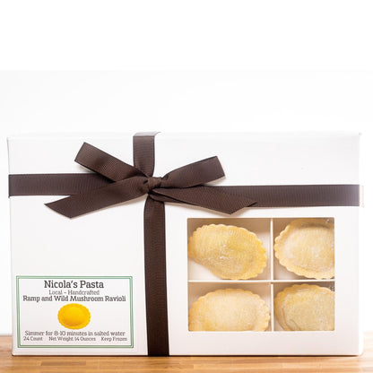 Ramp and Wild Mushroom Ravioli