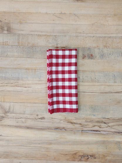 Cotton Napkin Set - Ketchup & Mustard
