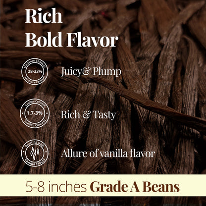 Premium Vanilla Bean Pods – Bulk 1 lb from NY Vanilla