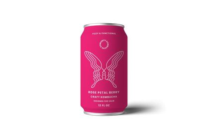 Komunity Kombucha "Adapt" Rose Petal Berry Kombucha Cans - 24 x 12oz by Komunity Kombucha