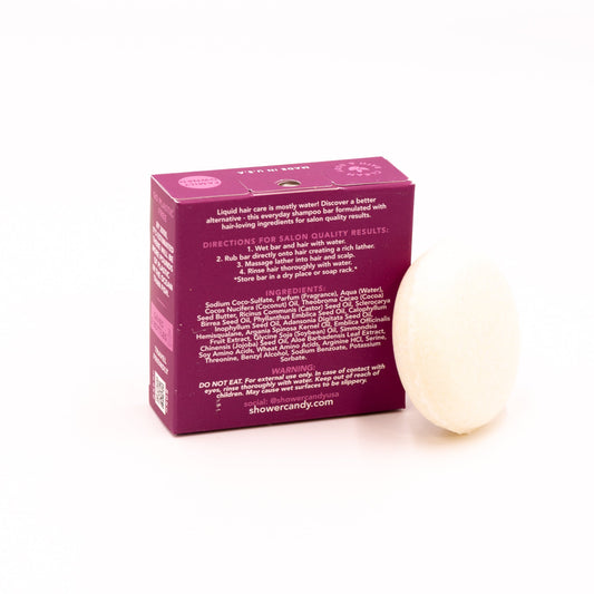 Argan Oil Bamboo Shampoo Bar – Smoothing Solid Shampoo for Frizzy and Curly Hair