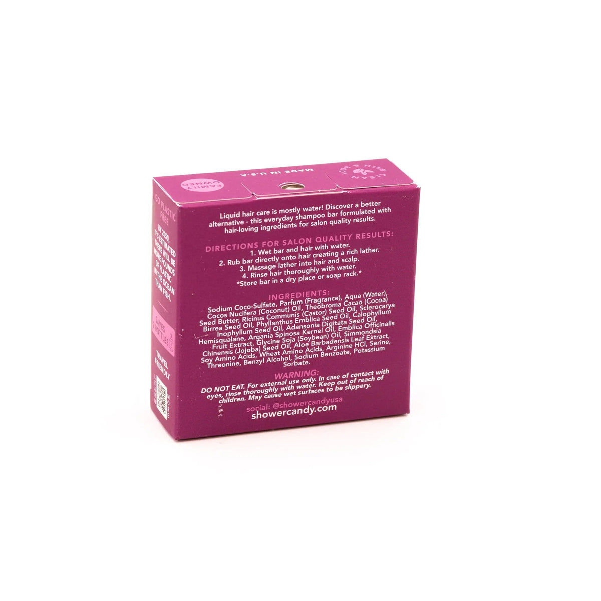 Argan Oil Bamboo Shampoo Bar for Curly Hair, image 6 of 11
