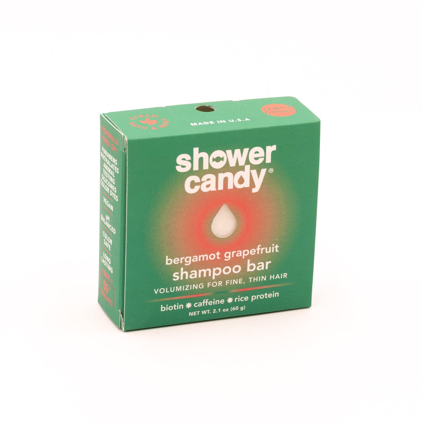 Bergamot Grapefruit Shampoo Bar – Volumizing for Fine Hair