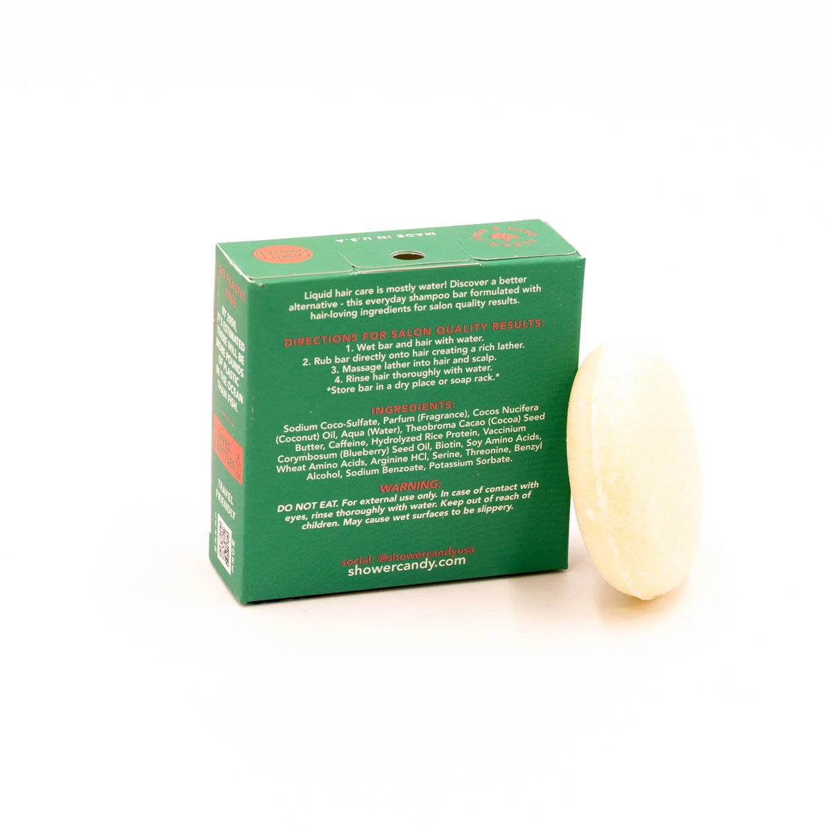 Bergamot Grapefruit Volumizing Shampoo Bar for Fine and Thin Hair, image 4 of 12