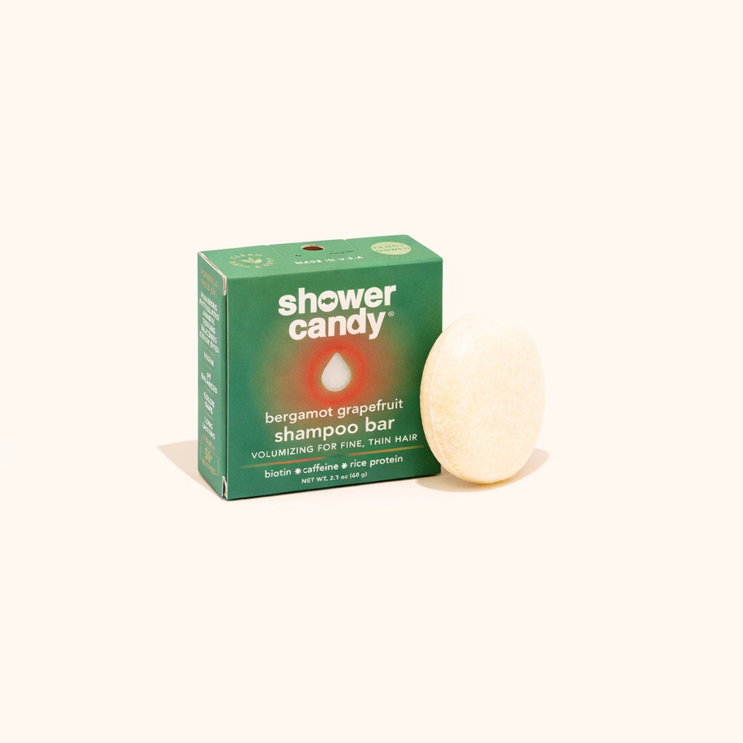 Bergamot Grapefruit Shampoo Bar – Volumizing for Fine Hair