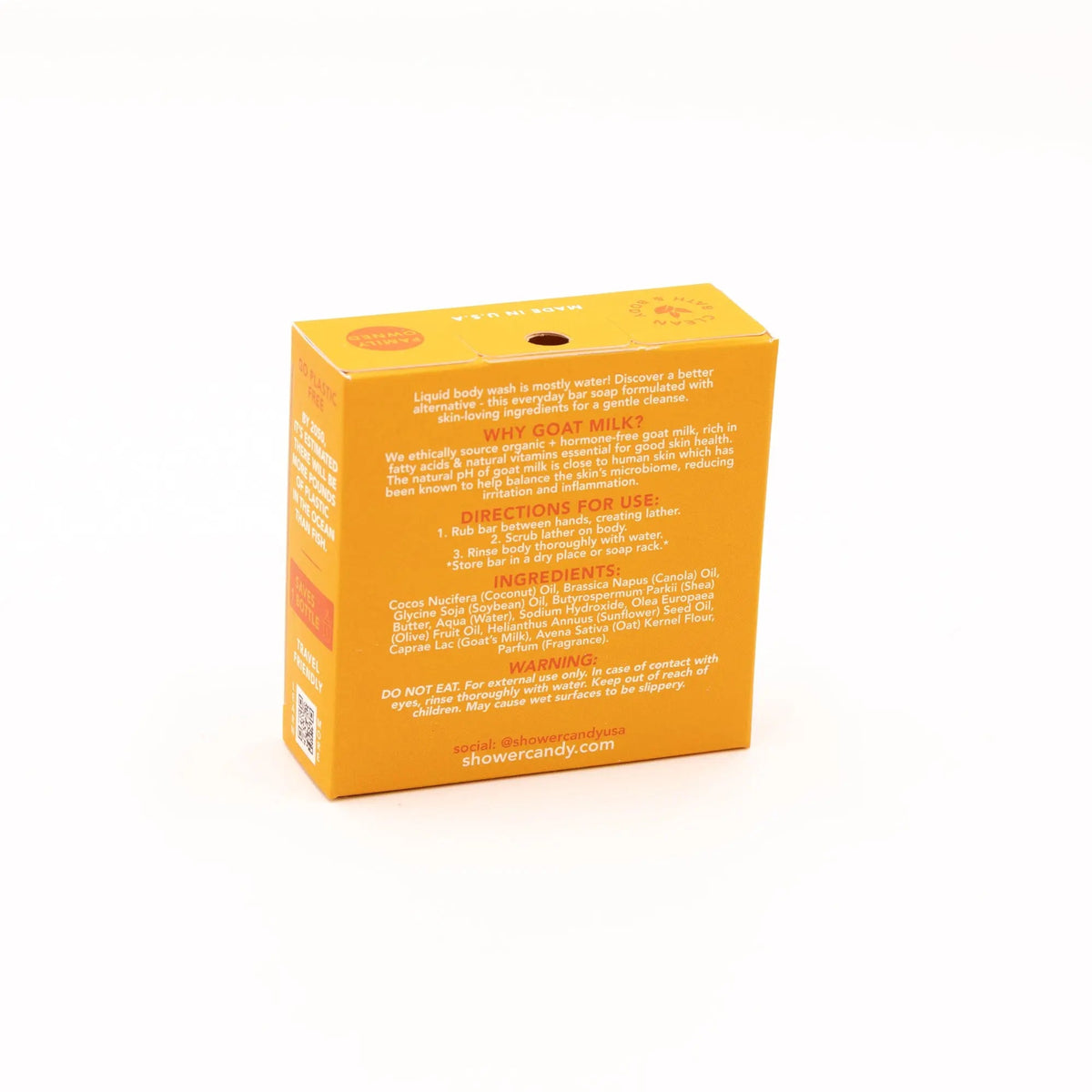 Citrus Burst Goat Milk Soap Bar, image 4 of 10