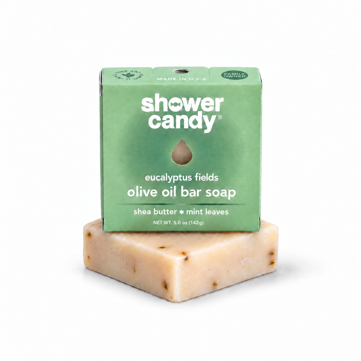 Eucalyptus Fields Olive Oil Bar Soap by SHOWER CANDY