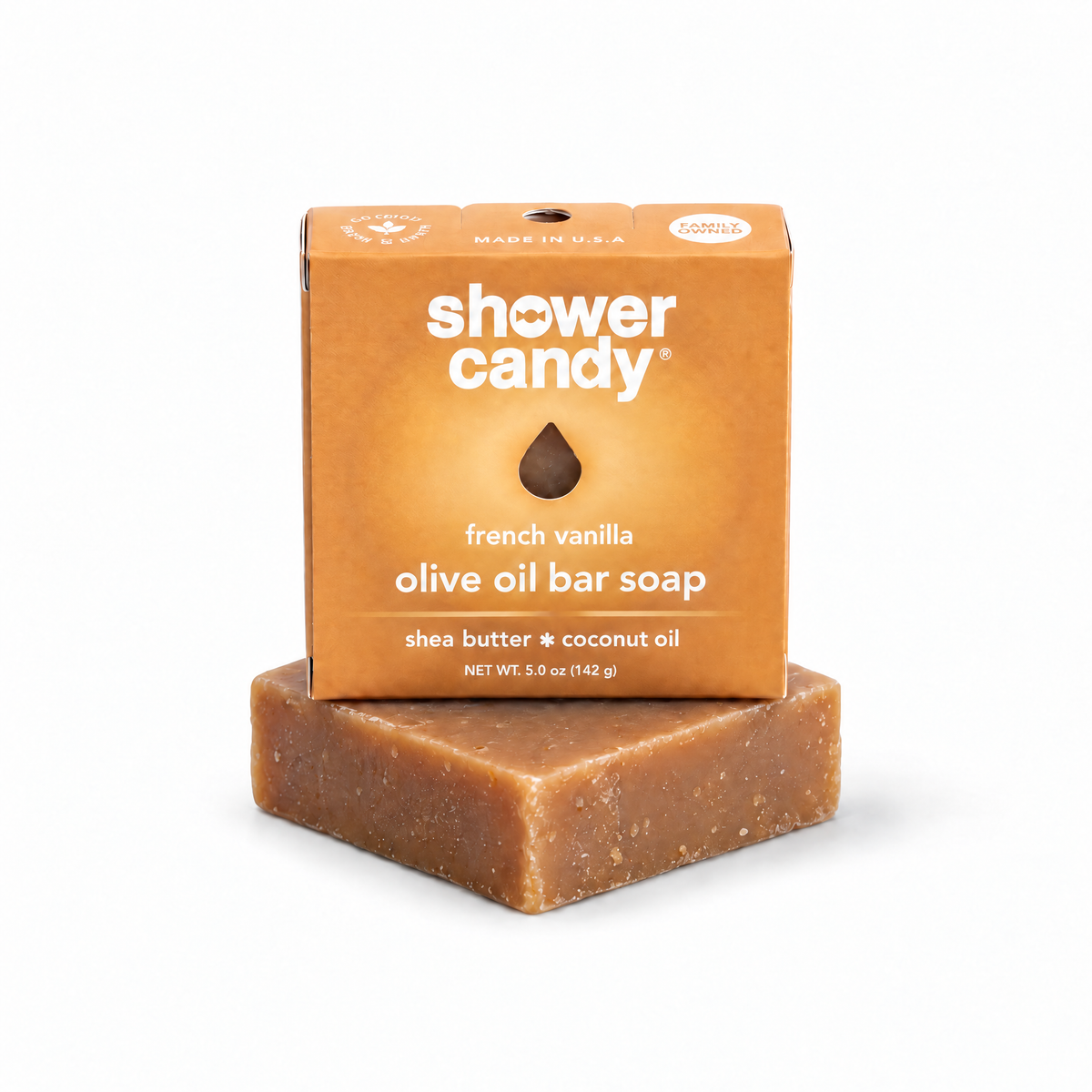 French Vanilla Olive Oil Bar Soap by SHOWER CANDY