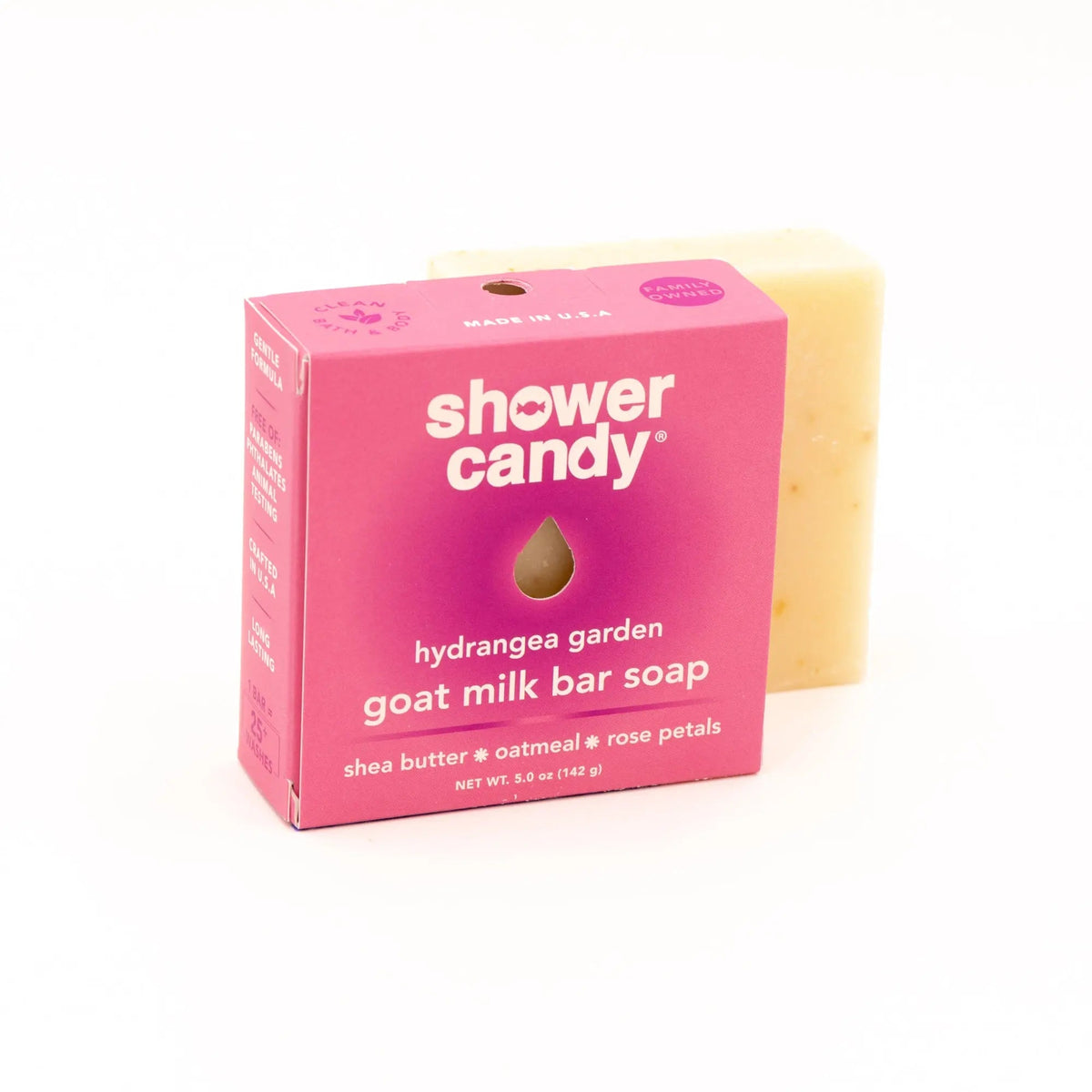Hydrangea Garden Goat Milk Soap Bar, image 3 of 10
