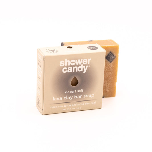 Desert Salt Body Wash Bar – Detox with Lava Clay & Minerals