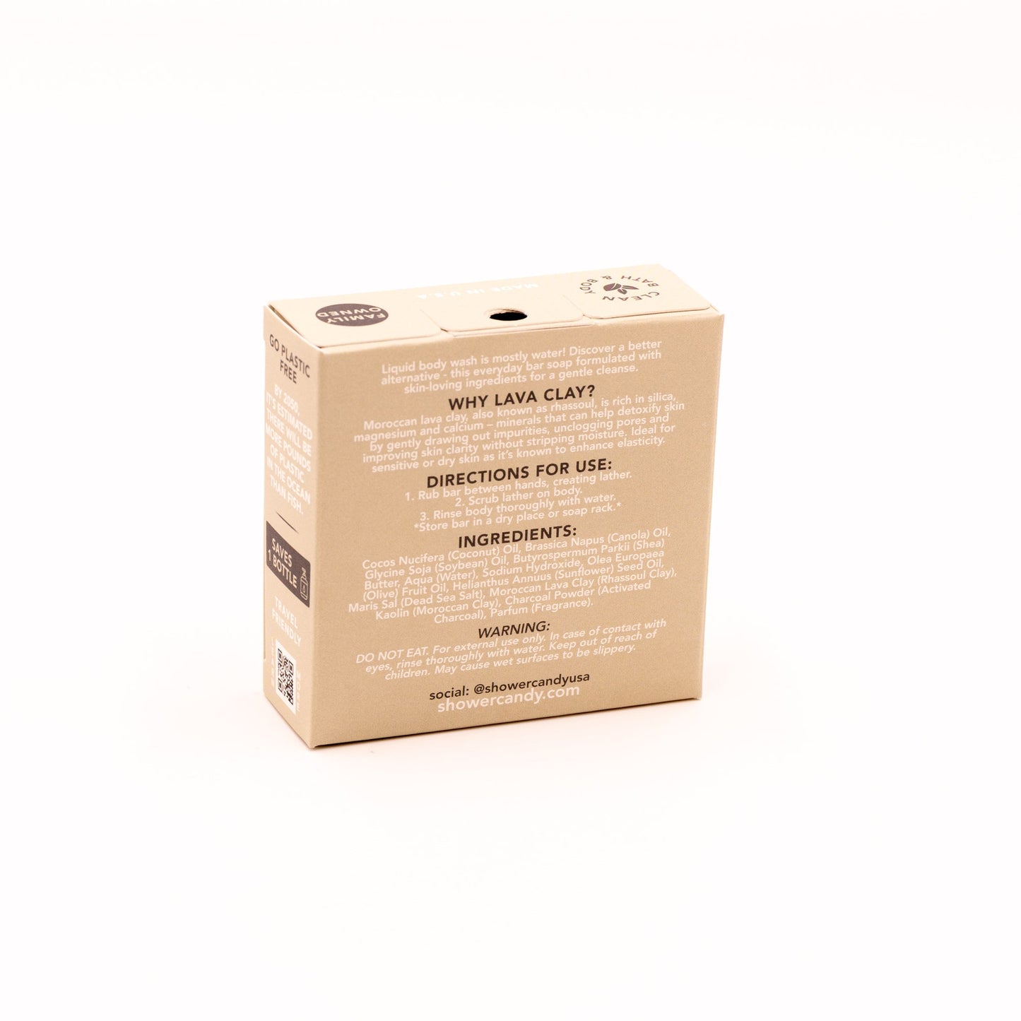 Desert Salt Body Wash Bar – Detox with Lava Clay & Minerals