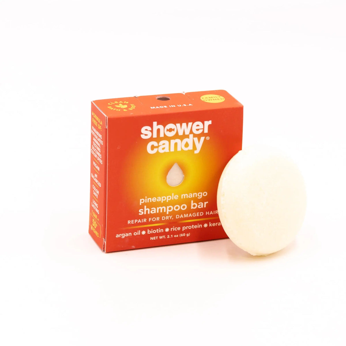 Pineapple Mango Shampoo Bar – Repair for Dry, Damaged Hair, image 6 of 13