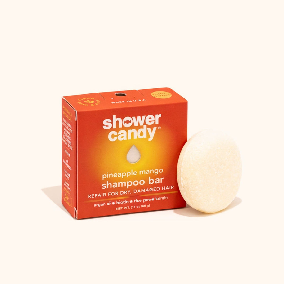 Pineapple Mango Shampoo Bar – Repair for Dry, Damaged Hair, image 9 of 13