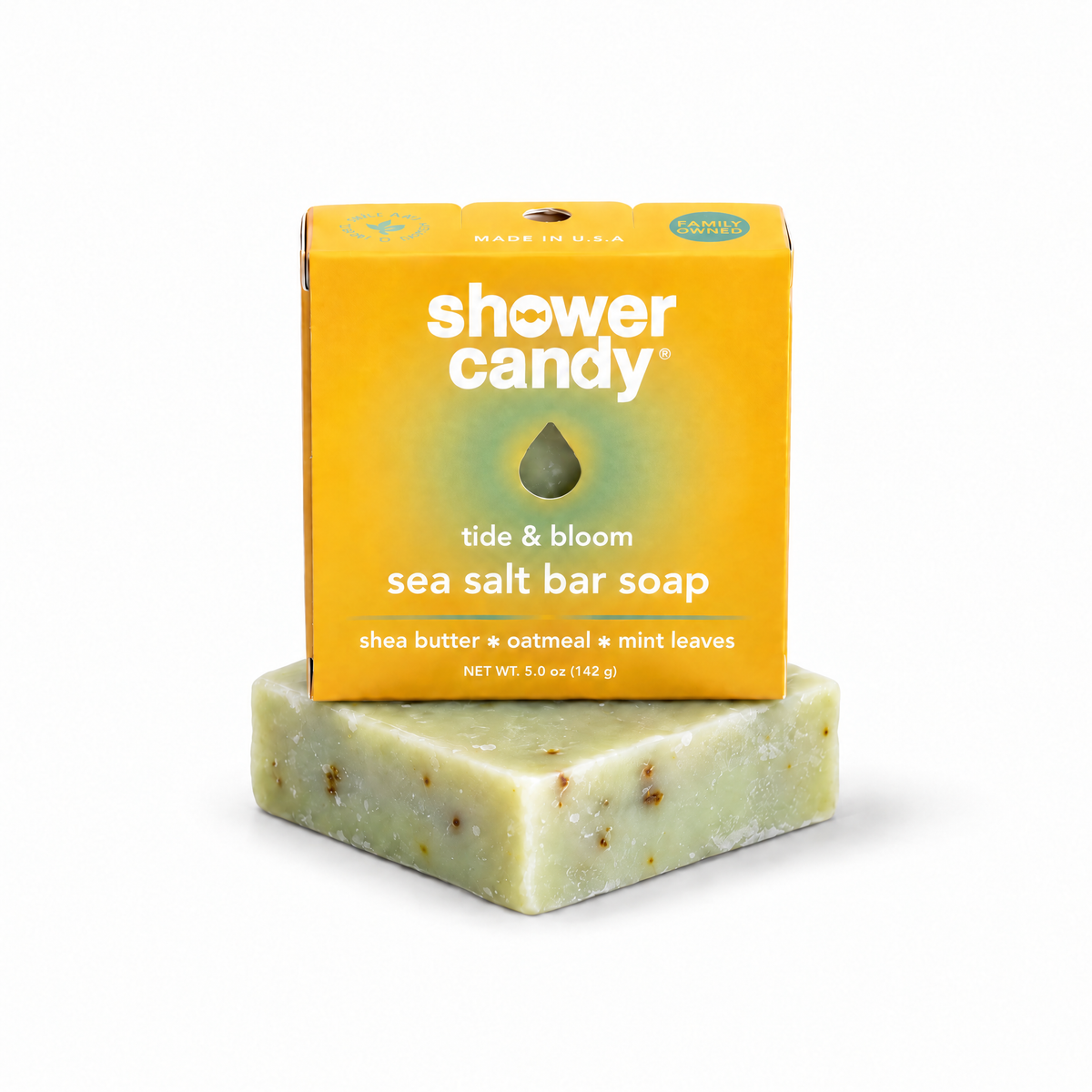 Tide & Bloom Sea Salt Body Wash Bar by SHOWER CANDY