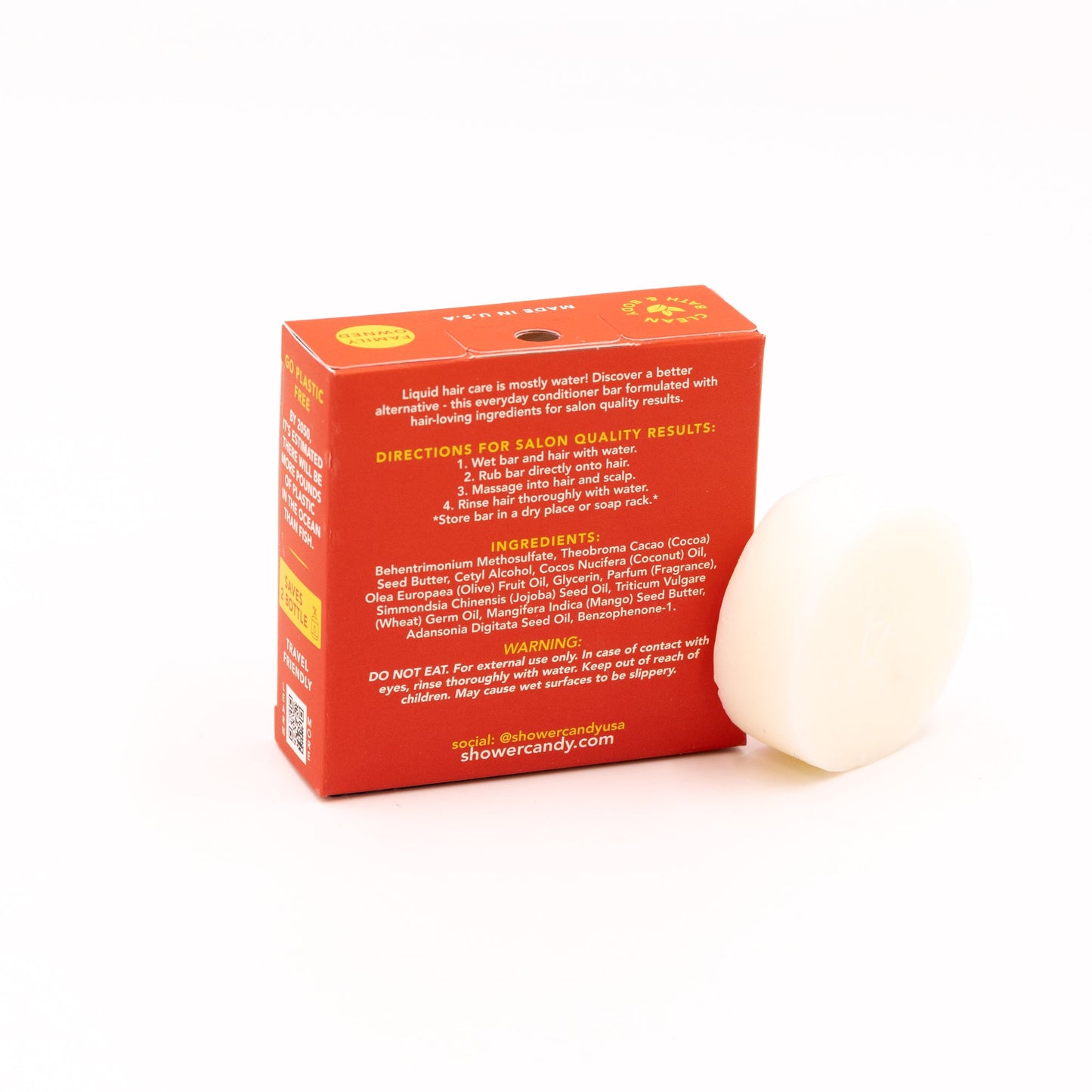 Pineapple Mango Conditioner Bar – Moisturizing for All Hair Types