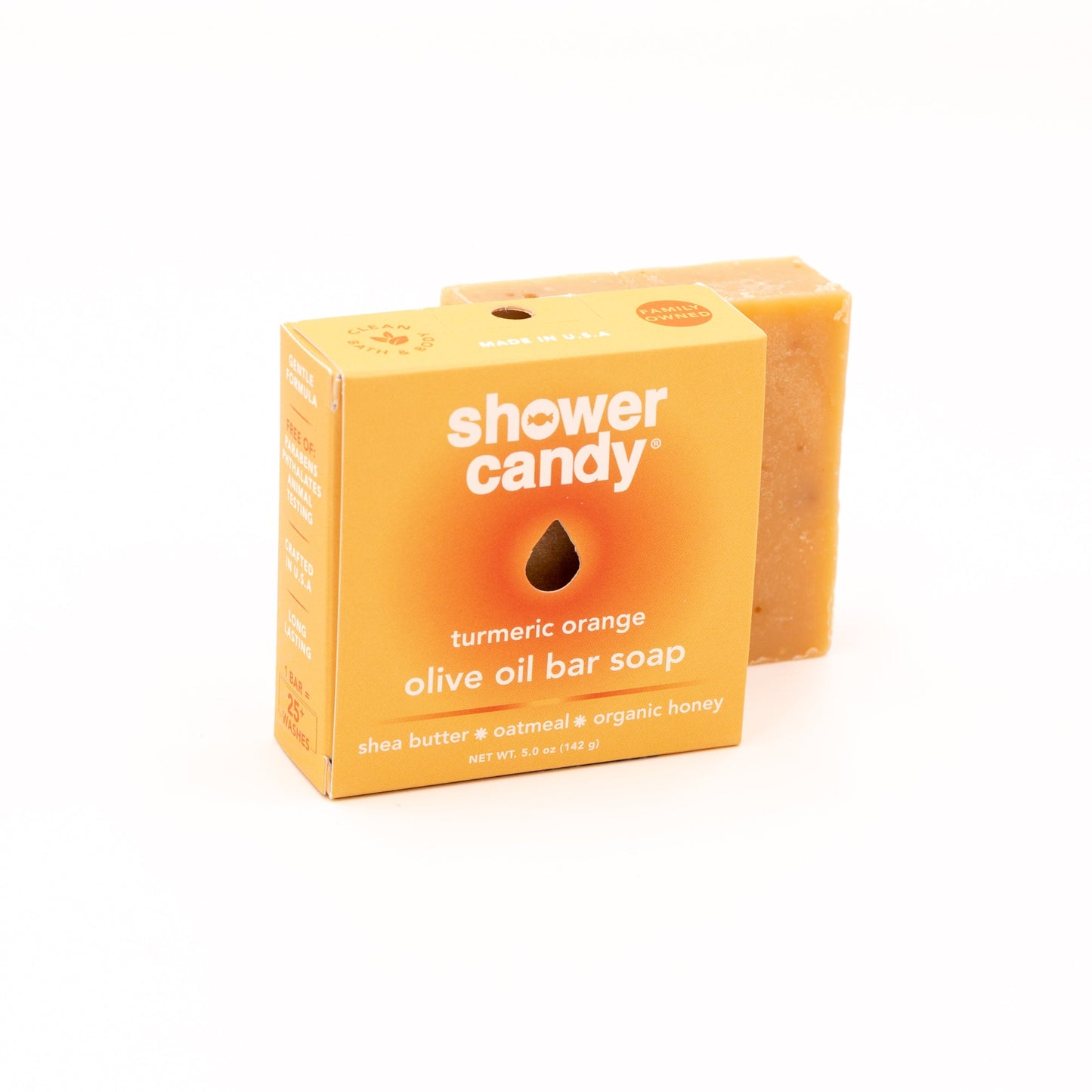Turmeric Orange Bar Soap – Brightening Olive Oil Cleanse