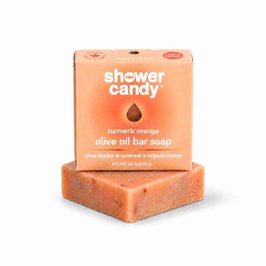 Turmeric Orange Olive Oil Bar Soap by SHOWER CANDY
