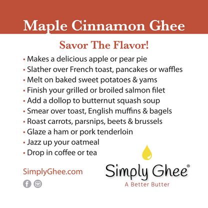 Maple Cinnamon Ghee DIY Mix