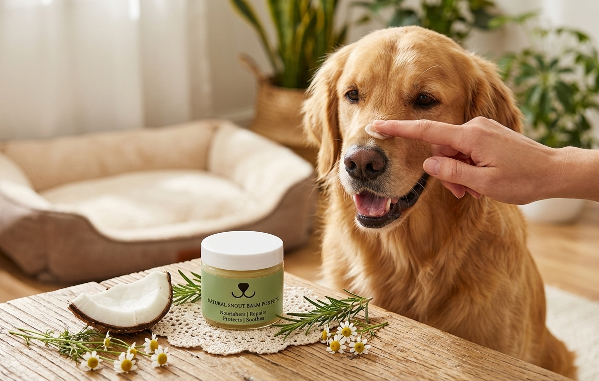 Pet Pampering Gift Box - All Natural Pet Wellness Kit, Soothing Balms & Herbal Coat Powder