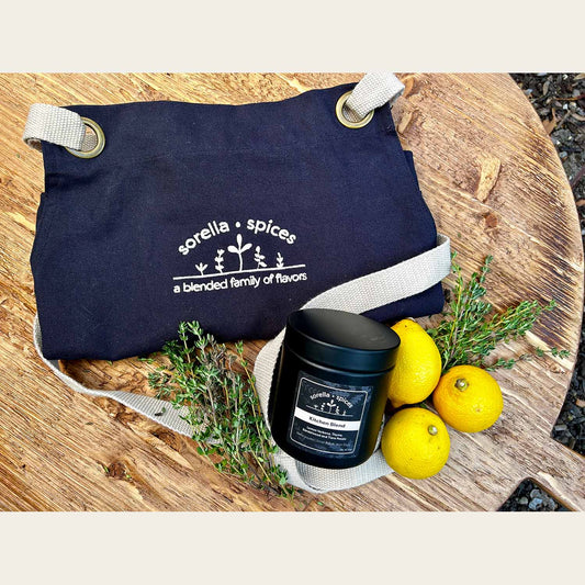 Candle and Apron Gift Set