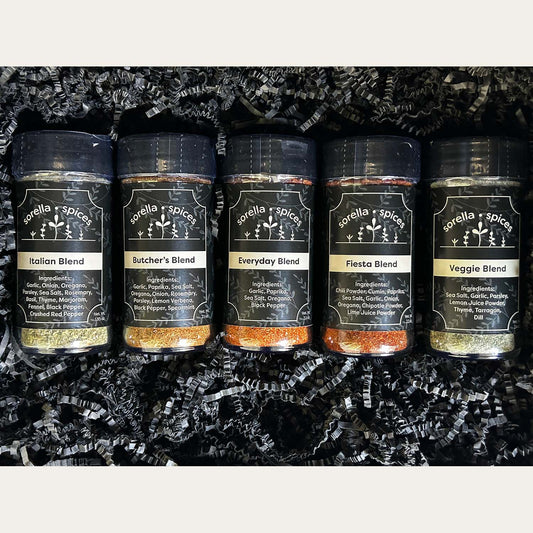 Set of 5 Spice Blends by Sorella Spices