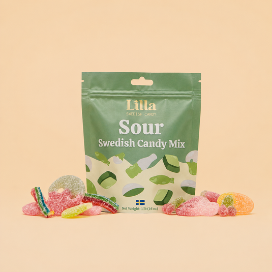 Sour Swedish Candy Mix, Confection from Lilla Swedish Candy