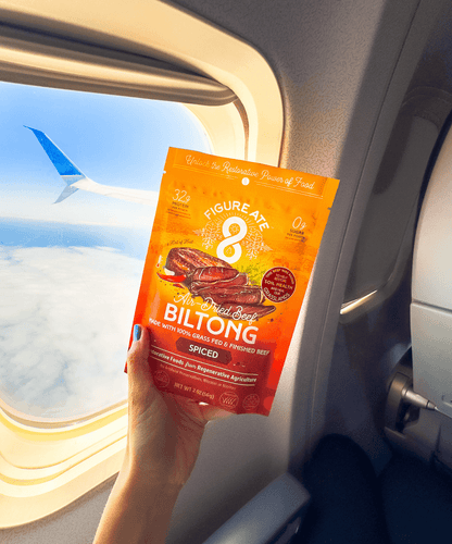 Spiced Grass Fed & Finished Beef Biltong, Pantry from Figure Ate Foods
