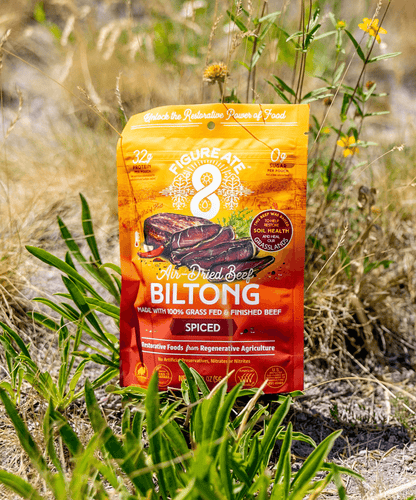 Spiced Grass Fed & Finished Beef Biltong, Pantry from Figure Ate Foods