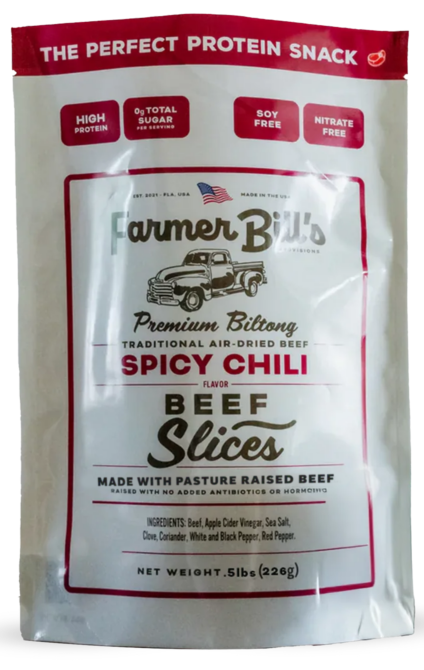 1/2 lb Sliced Chili Beef Biltong