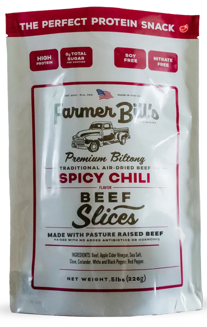 1/2 lb Sliced Chili Beef Biltong