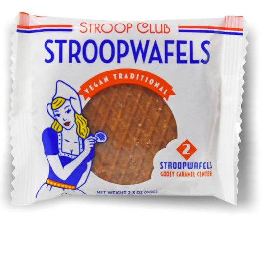 Vegan Caramel Stroopwafel Packs - 36 x 2-pack by Stroop Club