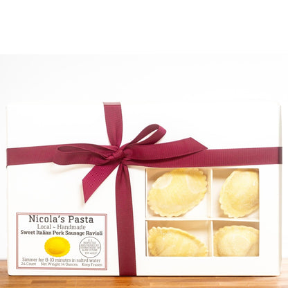 Sweet Italian Pork Sausage Ravioli