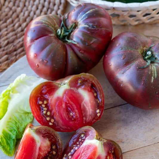 Tomato Seeds - Indeterminate - Black Krim Beefsteak