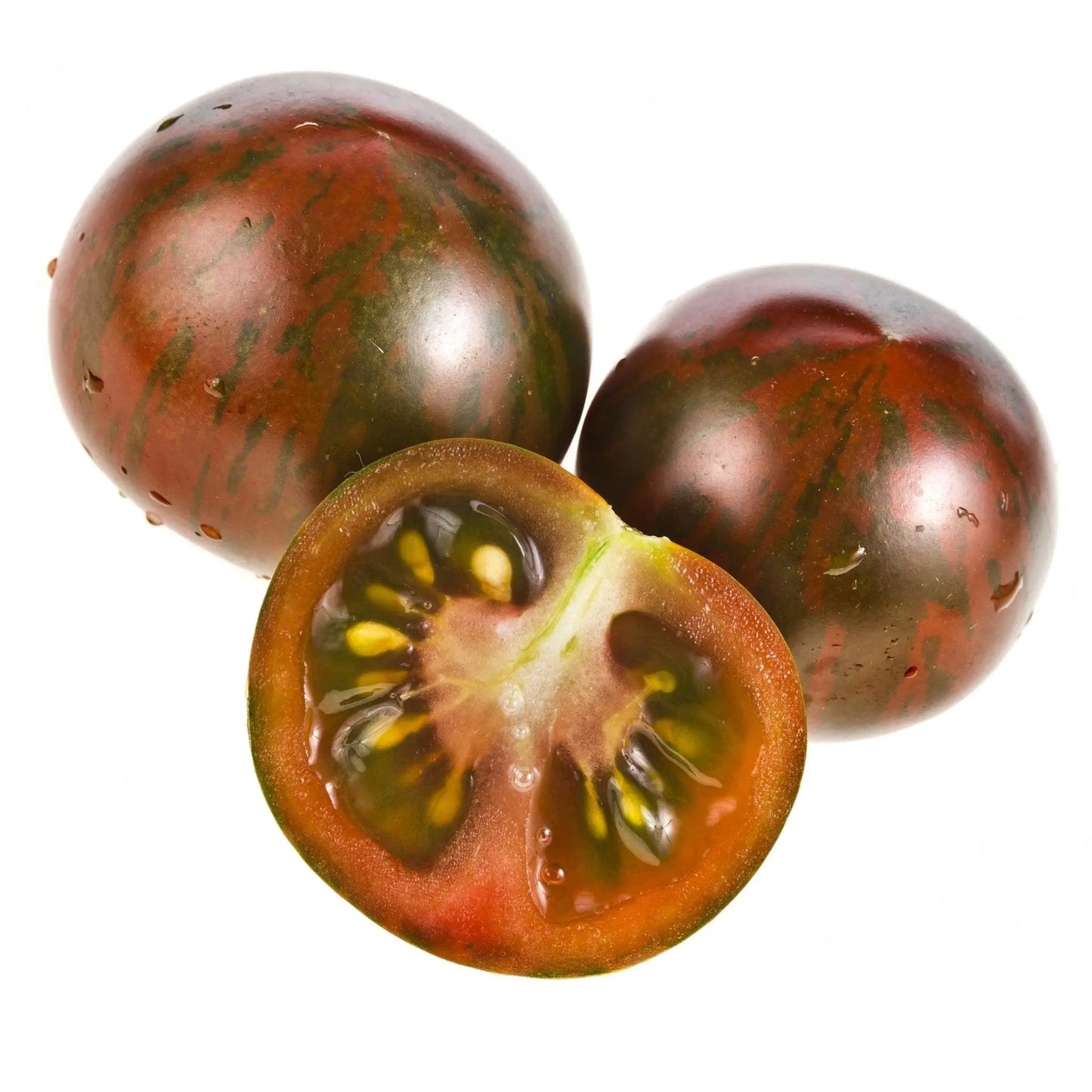 Tomato Seeds - Indeterminate - Purple Bumble Bee Cherry