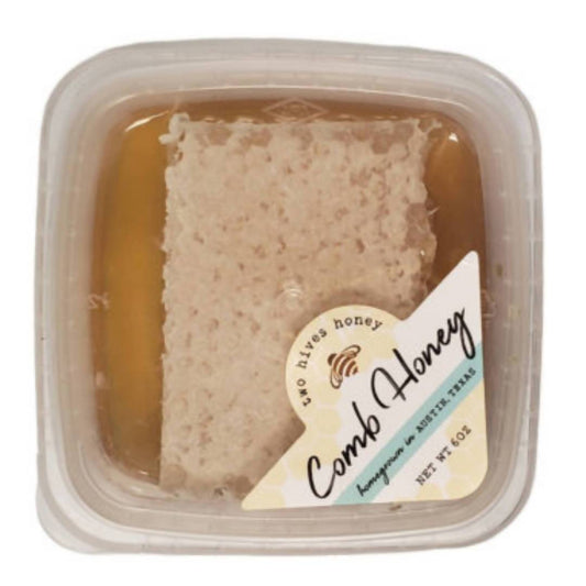 2-in x 4-in Honey Comb Boxes - 6 Jars x 6oz by Two Hives Honey