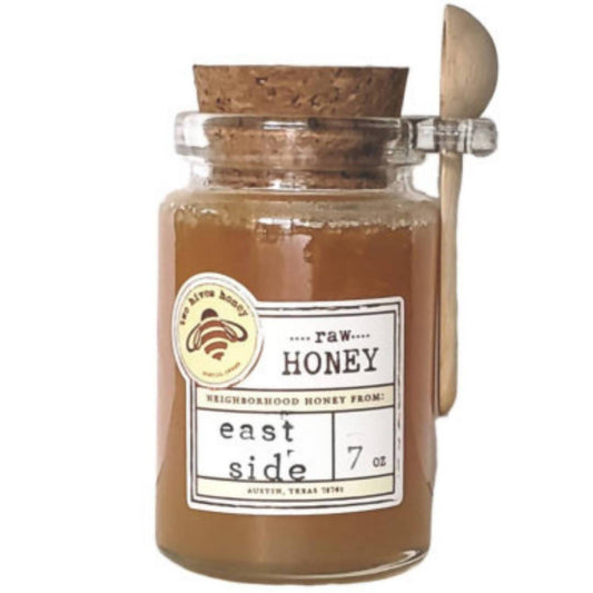 Raw Honey w/ Cork & Spoon Jars - 6 Jars x 7oz by  Two Hives Honey